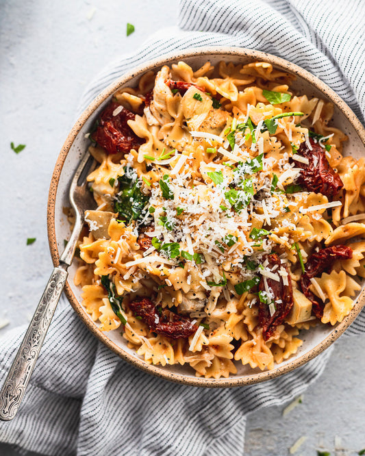 Sun-Dried Tomato and Artichoke Pasta