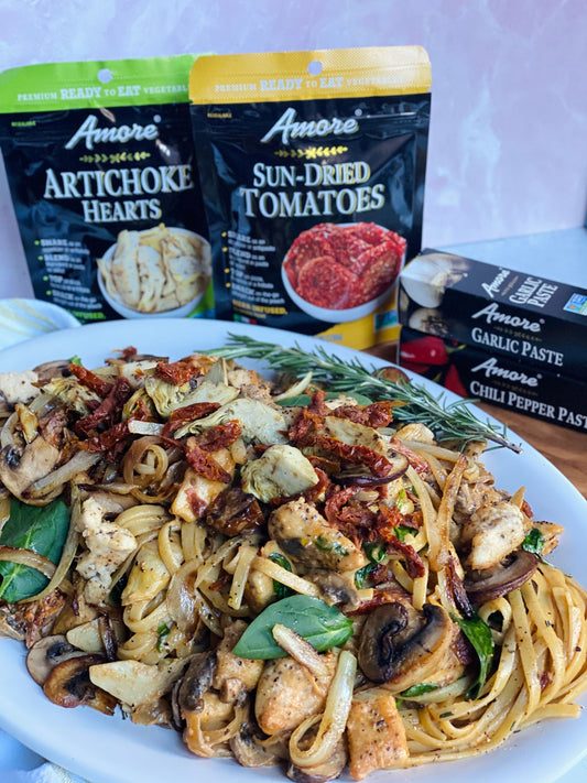 Spicy Chicken Marsala Pasta
