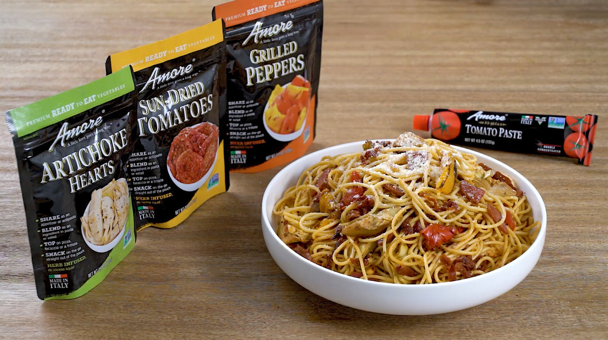 Mediterranean Pasta with Vegetables & Sausage – Amore