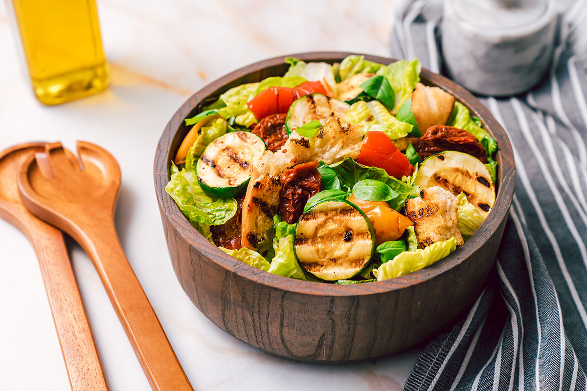 Grilled Veggie Panzanella – Amore