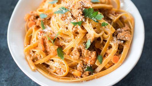 Turkey Bolognese with Fettuccine