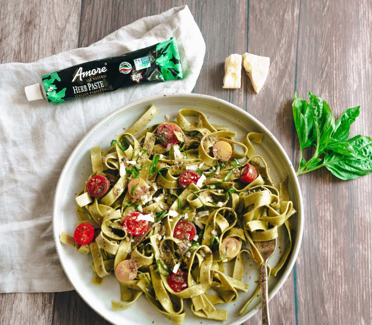 Herb & Tomato Tagliatelle – Amore