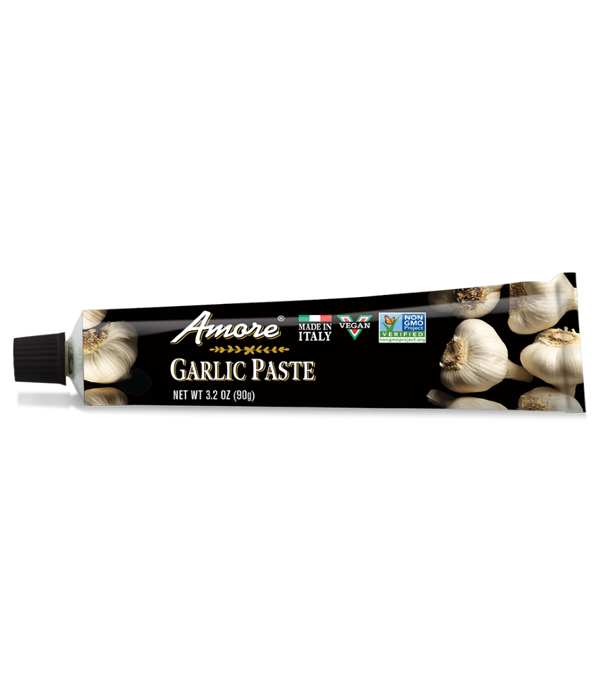 Amore Paste Garlic, 3.2-Ounce Tubes (Pack of 6)
